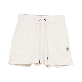 Moncler Casual Shorts, female, White, Size: M Technical Froiss&eacute; Shorts
