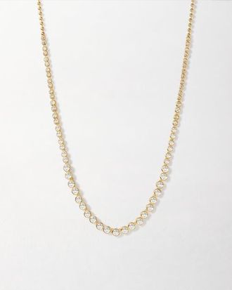 Edge of Ember Serena Tennis White Necklace at Nordstrom, Size 16