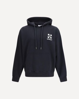 Off-white Felpa Small Arrow Skate con Cappuccio Man S