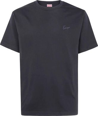 Kenzo Gots Signature Klassiek T-shirt - Heren - T-shirts - Zwart - S - Katoen - Tops