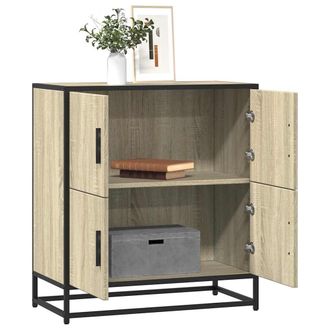 vidaXL Credenza Rovere Sonoma 68x35x76 Cm In Legno Multistrato - Vidaxl
