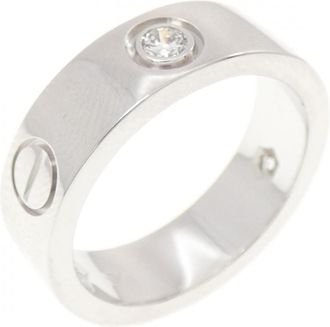 Cartier Love White Gold (18K) Band Ring (Pre-Owned)