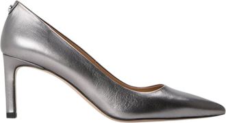 HUGO BOSS Dames Janet Leren Stiletto Hakken Pumps (Zilver)