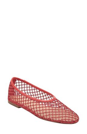 Marc Fisher Jazlyn Pointed Toe Flat in Medium Red at Nordstrom, Size 5.5
