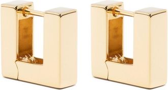 Tom Wood Square Hoops gold-plated earrings - women - 9kt Gold Plated Sterling Silver - One Size