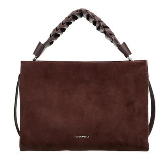 Coccinelle Crossbody Bags - Boheme Suede Bimaterial - brown - Crossbody Bags for ladies