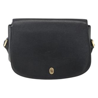 Dior Pre-owned Vintage Leather Shoulder Bag - Dames - Vintage Schoudertas - Zwart - ONE Size - Leer - Vintage