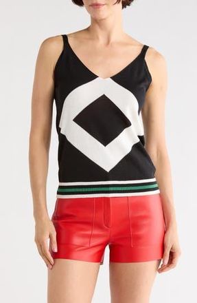 Longchamp Silk Blend Sweater Tank in Black at Nordstrom Rack, Size Large