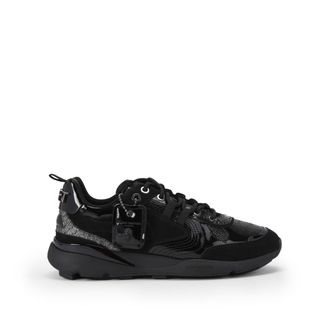 Kurt Geiger Suede Fabric Runner Mens Sneakers - Black - Size UK 12