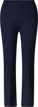 Sminfinity Slim-fit Broek - Dames - Slim Fit Broeken - Blauw - M - Wol - Broeken