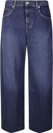 7 For All Mankind Bonnie Curvilinear Radar Jeans With Raw Cut