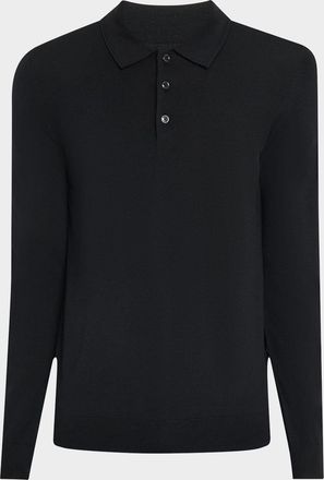 Reiss Mens Trafford Polo Sweater