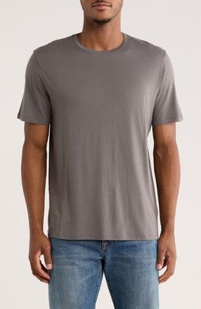 Vince Pima Cotton Crewneck T-Shirt in Iron at Nordstrom Rack, Size X-Large