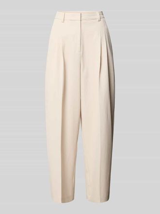 Smith & Soul Straight Fit Cropped Hose mit B&uuml;gelfalten in Sand, Gr&ouml;&szlig;e XXL