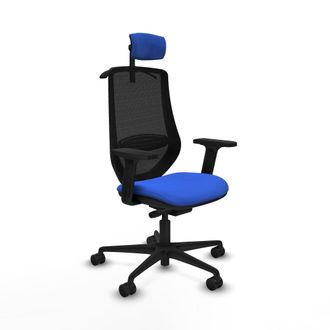 Piqueras y Crespo Silla De Oficina Con Cabecero Mardos Traslack Bali Piqueras Y Crespo D036n2h Azul