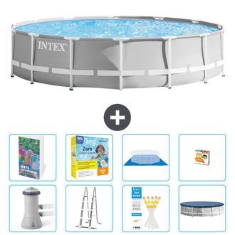 Intex Piscina Prism Frame Redonda - 427x107 Cm - 9-piezas S529