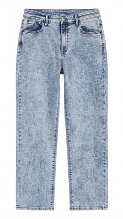 Judy Blue Womens High Waist Straight Fit Jeans In Stone Wash