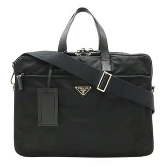 Prada unisex, Pre-owned, Zwart, Maat: ONE Size Nylon