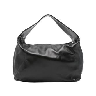 Gimaguas Mini Sacco Tas - Dames - Tassen - Zwart - Maat: ONE Size Leer