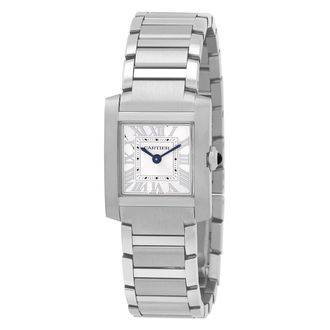 Cartier Pre-owned Cartier Tank Francaise Silver Dial Ladies Watch WSTA0065