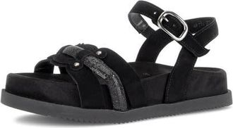 Gabor Ankle Strap Sandal in Black at Nordstrom, Size 7.5-8Us