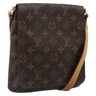 Louis Vuitton Musette Salsa Monogram Canvas Brown Canvas Handbag (Pre-Owned)