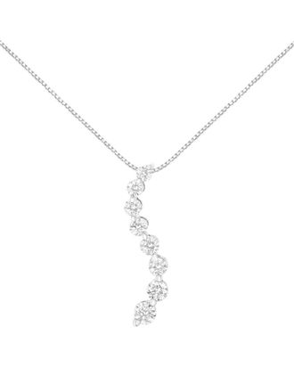 House of Brilliance Haus Of Brilliance 14K 3.00 Ct. Tw. Diamond Pendant Necklace