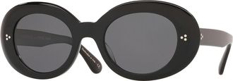 Oliver Peoples OV5395SU Erissa Polarized 100581 Womens Sunglasses Black Size 52
