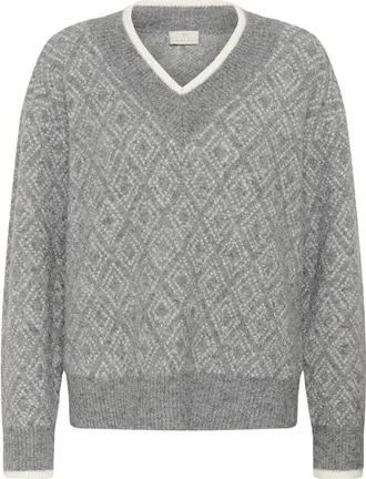 Kaffe Mujer, Jerseys, Gris, Talla: XS