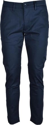 Hamaki-Ho Tailored Multi-Color Cotton-Elastane Trousers