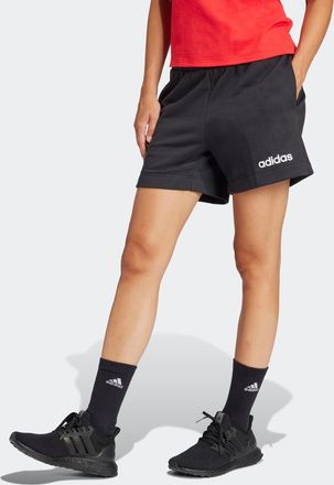 adidas Shorts ADIDAS SPORTSWEAR W LIN FT SHO, Damen, Gr. XL, N-Gr, schwarz-weiss (schwarz, wei&szlig;), Obermaterial: 55% Baumwolle, 36% Polyester, 9% Viskose, Hos