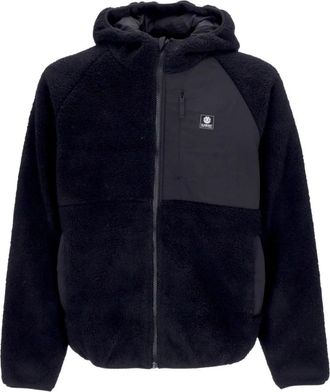 Element Zip Hoodie - Streetwear Wolfe - Heren - Fleece jassen - Zwart - XL - Wol - Fitness