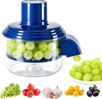 OEM Pelador El&eacute;ctrico De Frutas - Pelador Autom&aacute;tico Para Uvas Y Cerezas - Inal&aacute;mbrico Y Recargable - Utensilio De Cocina Para Ensaladas Y Picnics