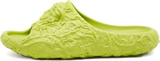 Versace Sandali slides La Medusa con stampa barocca - Verde