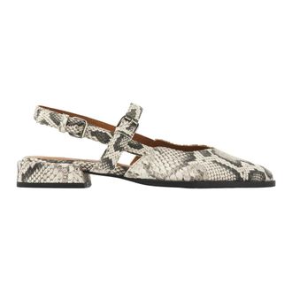 VIA VAI Jazz Valerie Slingbacks - Dames - Ballerinas - Beige - 41 EU - Leer - Schoenen