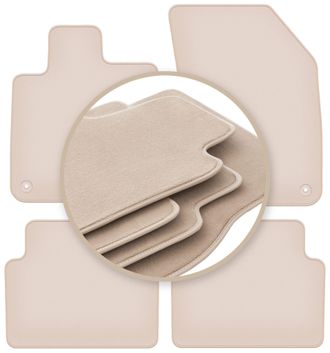 OEM Alfombrillas Premium Beige Para: Volvo S60 Iii Sed&aacute;n 2019