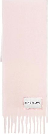 Sportmax Fringed Alpaca Scarf