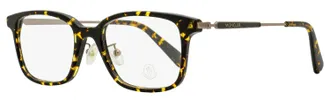 Moncler ML5160D Rectangle Tortoiseshell Acetate Eyeglasses - Havana