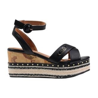 Alviero Martini 1A Classe Wedges, female, Black, Size: 10 US Wedge H80 Sandal