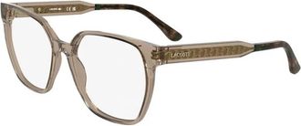 Lacoste Vierkante Brillen - Dames - Brillen - Bruin - 55 MM - Accessoires