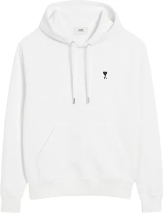 Ami White Logo Hoodie