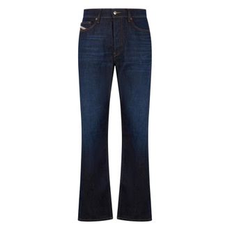 Diesel Flared Jeans, male, Blue, Size: W28 Bell Bottom Jeans