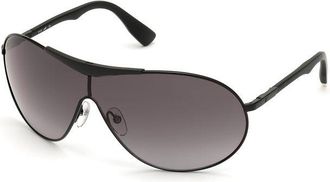 Web Eyewear Black Metal Sunglasses