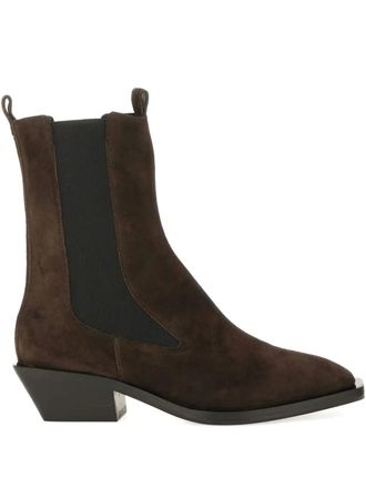 Aeyde suede Chelsea boots - Brown