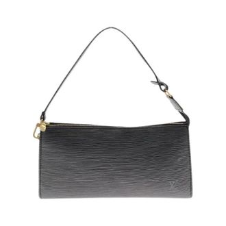 Louis Vuitton Pre-owned Pochette Accessoires Epi Pouch - Dames - Pre-owned - Zwart - Maat: ONE Size Leer