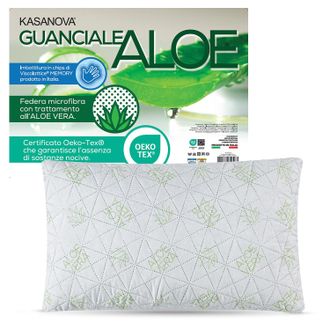 KASANOVA Cuscino guanciale fiocco Memo Extra Aloe 4erre