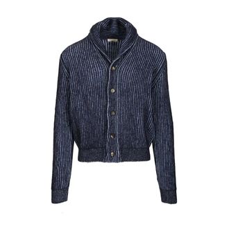 Jacob Cohen English Knit Cardigan - male - Jacob Coh&euml;n - Cardigans - Blue - XL - Knitwear