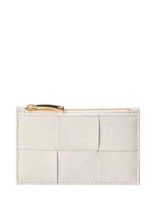 Bottega Veneta Zippered Maxi Intrecciato Leather Card Case