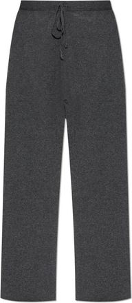 Maison Margiela Wollen broek - Heren - Wijde Broeken - Grijs - XS - Wol - Broeken