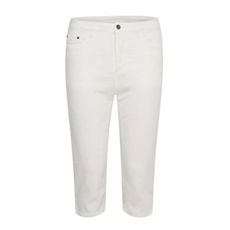 Kaffe Capri Jeans Shorts Tiza - Jeans - Mujer - Blanco - 3XL